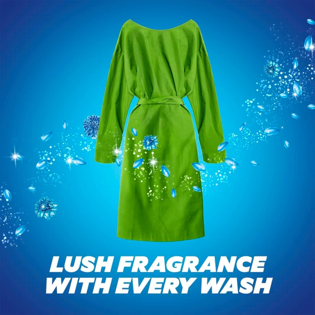 COMFORT Fabric Softener, Spring Dew, with freshness-burst technology for longer lasting fragrance & soft clothes, 4L x 2