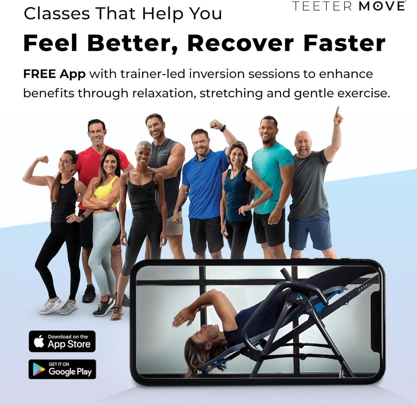 Teeter FitSpine X1 Inversion Table, Back Pain Relief Kit, FDA-Registered (FitSpine X1)