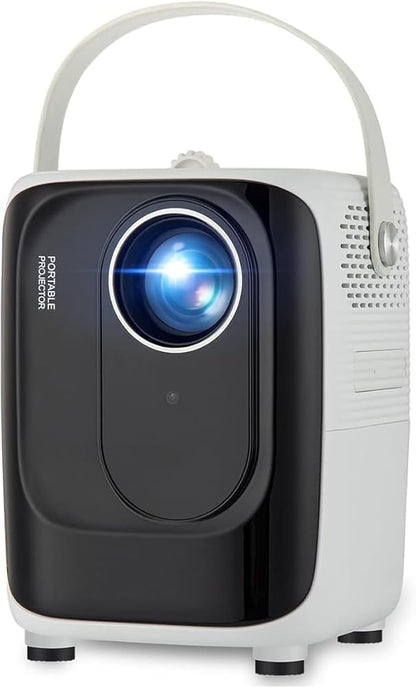 Portable Mini Projector For Home Theater, Native 1080P Projector with Tripod, 150" Display Home Theater, Compatible with Bluetooth/WIFI/USB/SD Card (C)