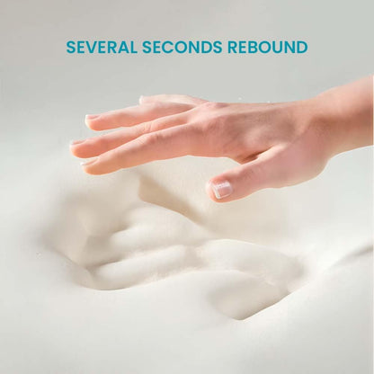 MOONCEE Premium Memory Foam Pillow for Neck Pain Relief, Adjustable Contour Orthopedic Cervical Pillow for Side, Back & Stomach Sleepers with Washable Cover