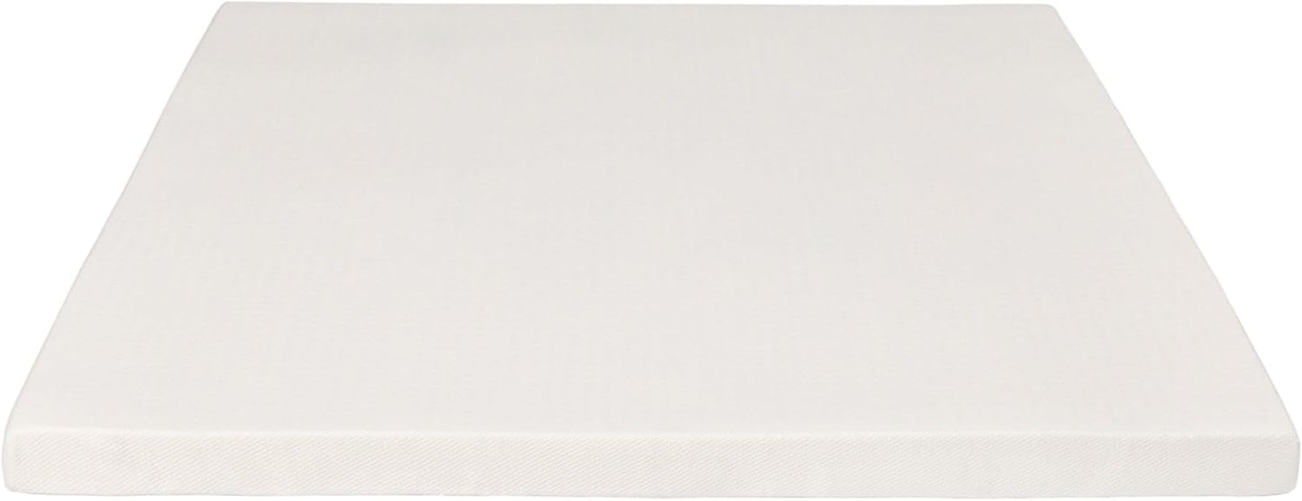 Pure Green Natural Latex Mattress Topper w/Luxury Cover - Soft - 1 Inch - King (GOLS Certified Organic)