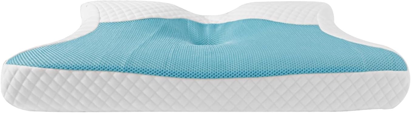 HOMCA Cervical Pillow Memory Foam Pillows - Contour Memory Foam Pillow for Neck Pain Relief, Orthopedic Neck Bed Pillow for Side Sleepers Back and Stomach