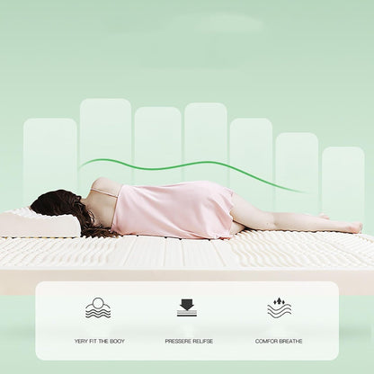 ARyako 100% Natural Latex Mattress Topper - Firm - 1/2 Inch - Twin Size - Organic Cover Included.,1in,180x200cm(71x79in)