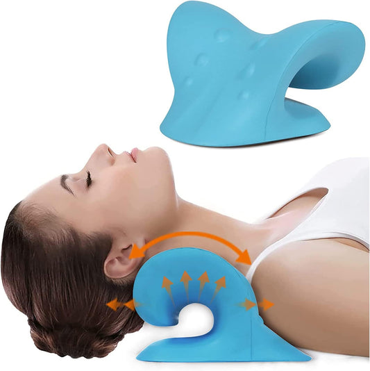 Arabest Neck and Shoulder Relaxer, Neck Stretcher for Neck Pain Relief, Cervical Traction Device Pillow for TMJ Pain Relief and Cervical Spine Alignment, Chiropractic Pillow for Neck Pain, Back Pain
