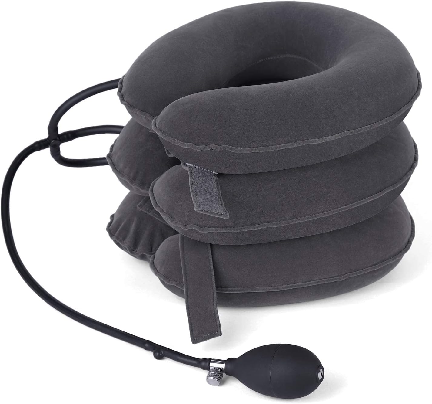 Travel Pillow, Cervical Neck Traction Device, Portable Neck Stretcher Cervical Traction Provide Neck Support and Neck Pain Relief, Neck Traction Devices for Home Use Neck Decompression (Blue)