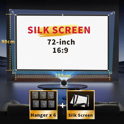 コブキBUJI 4K 1080P Portable Projector with Screen 1500LM Arabic UI Android 11.0 HD Mini Projector 5G WIFI bluetooth home video projector Auto Keystone 180° Rotatable with Stand CE/FCC Certified