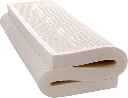 NaKeah Latex Mattress Topper - Organic Latex Topper Made from 100% Organic Latex Foam - Durable, Cooling, and Breathable - Organic Latex Mattress Topper,2.5cm,90x200cm