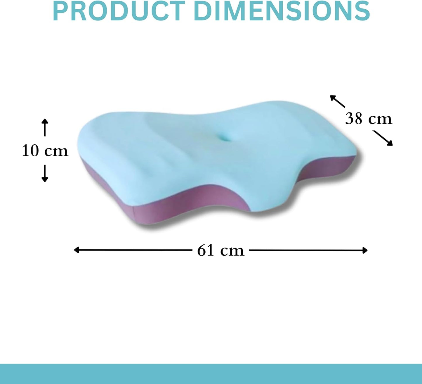 MOONCEE Premium Memory Foam Pillow for Neck Pain Relief, Adjustable Contour Orthopedic Cervical Pillow for Side, Back & Stomach Sleepers with Washable Cover