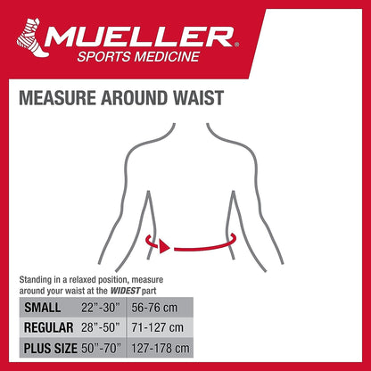 MUELLER ADJUSTABLE LUMBAR BACK BRACE PLUS SIZE: 64179