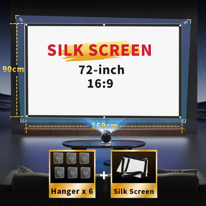 コブキBUJI 4K 1080P Portable Projector with Screen 1500LM Arabic UI Android 11.0 HD Mini Projector 5G WIFI bluetooth home video projector Auto Keystone 180° Rotatable with Stand CE/FCC Certified