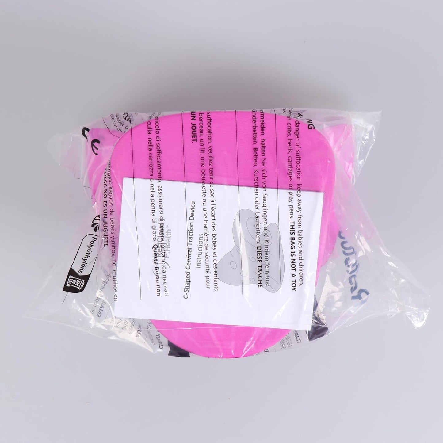 RESTCLOUD Neck and Shoulder Relaxer, Cervical Traction Device for TMJ Pain Relief and Cervical Spine Alignment, Chiropractic Pillow, Neck Stretcher (Black)