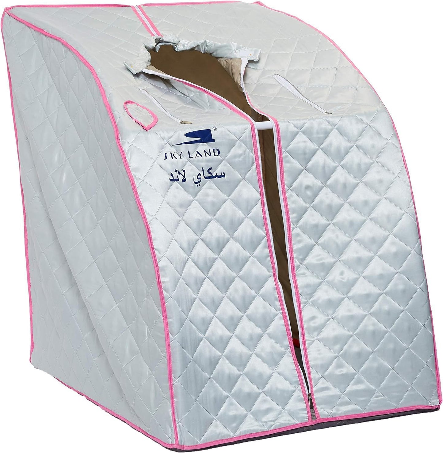 SKY LAND Sauna Family Portable Steam_Sauna 2L, Personal Therapeutic Sauna for Weight Loss, Detox Relaxation at Home, One PersonTent with Remote Control, Folding Chair, EM-9181