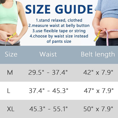 SYOSI Sports Medicine Adjustable Lumbar Back Brace, Brace with Lumbar Support Pad, Back Pain Relief Support for Men and Women, Ideal for Upper and Lower Back Pain, Sciatica, Scoliosis (L)