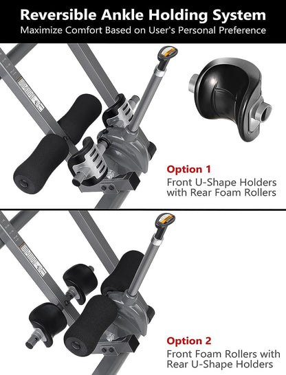 Innova Inversion Table with Adjustable Headrest, Reversible Ankle Holders, and 300 lb Weight Capacity