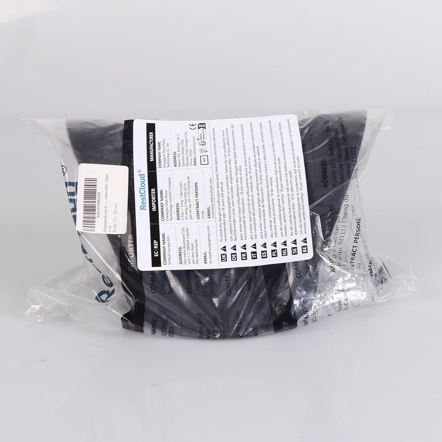 RESTCLOUD Neck and Shoulder Relaxer, Cervical Traction Device for TMJ Pain Relief and Cervical Spine Alignment, Chiropractic Pillow, Neck Stretcher (Black)