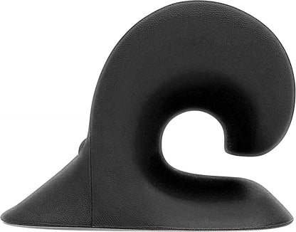 RESTCLOUD Neck and Shoulder Relaxer, Cervical Traction Device for TMJ Pain Relief and Cervical Spine Alignment, Chiropractic Pillow, Neck Stretcher (Black)
