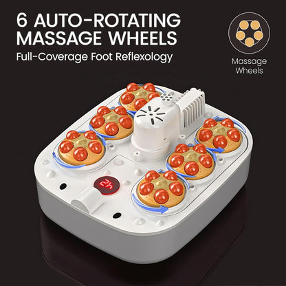 Collapsible Foot Spa with Heat,Remote Temperature Control and Bubble,Foot Bath Tub with 6 Massage Rollers,Timer and Pumice Stone,Electric Pedicure Foot Spa Machine for Feet Care