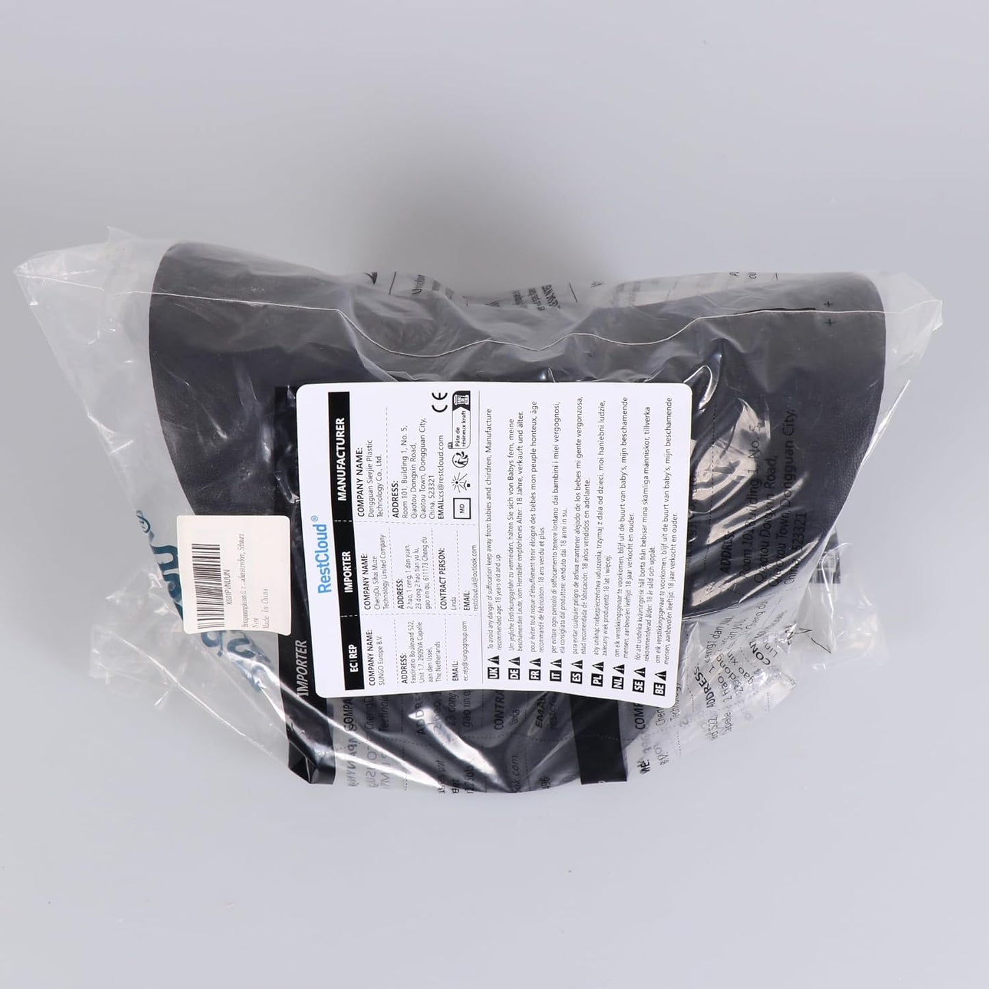 RESTCLOUD Neck and Shoulder Relaxer, Cervical Traction Device for TMJ Pain Relief and Cervical Spine Alignment, Chiropractic Pillow, Neck Stretcher (Black)