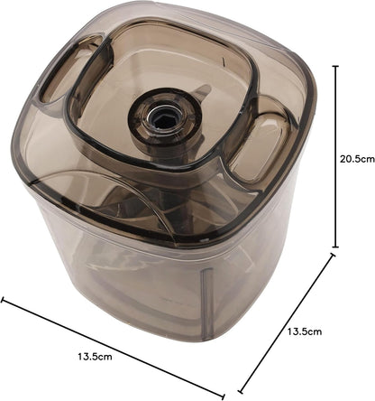 RoyalFord 1000 ML Push Chopper RF11158 Compact Chopper with 6 Blades Suitable BPA Free, Muulticolor