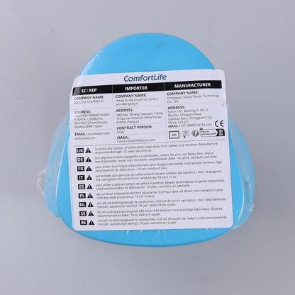 ComfortLife Neck Stretcher for Pain Relief, Neck and Shoulder Relaxer Cervical Traction Device Pillow for Muscle Relax and TMJ Pain Relief (Blue)