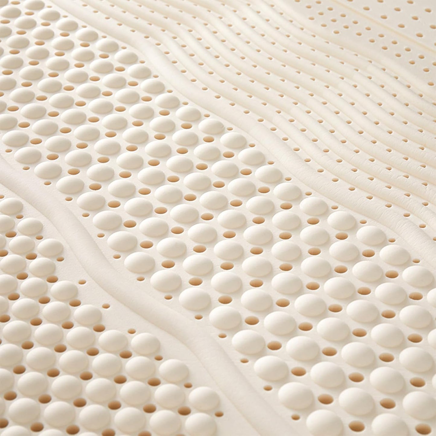 TFDRSEXVD 100% Natural Latex Mattress,Compression and No Deformation,Honeycomb Pore Ventilation,Soft and Comfortable, Latex Mattress,90x200cm(35x79in)