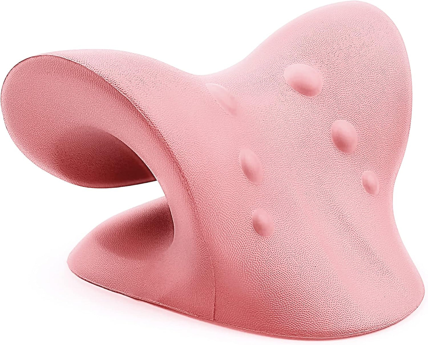 RESTCLOUD Neck and Shoulder Relaxer, Cervical Traction Device for TMJ Pain Relief and Cervical Spine Alignment, Chiropractic Pillow, Neck Stretcher (Black)