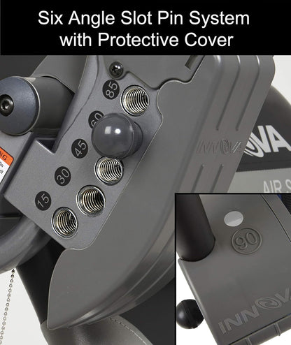 Innova Health and Fitness ITX9900 Inversion Table with Air Lumbar Support, Black/Gray