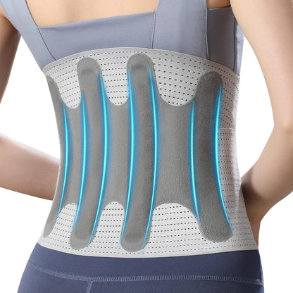 SYOSI Back Brace for Women Men, Lower Back Pain Relief, Close-fitting Breathable Back Support Belt for Daily Chores, Adjustable Lumbar Support Belt for Scoliosis, Herniated Disc, Back Pain (XL)