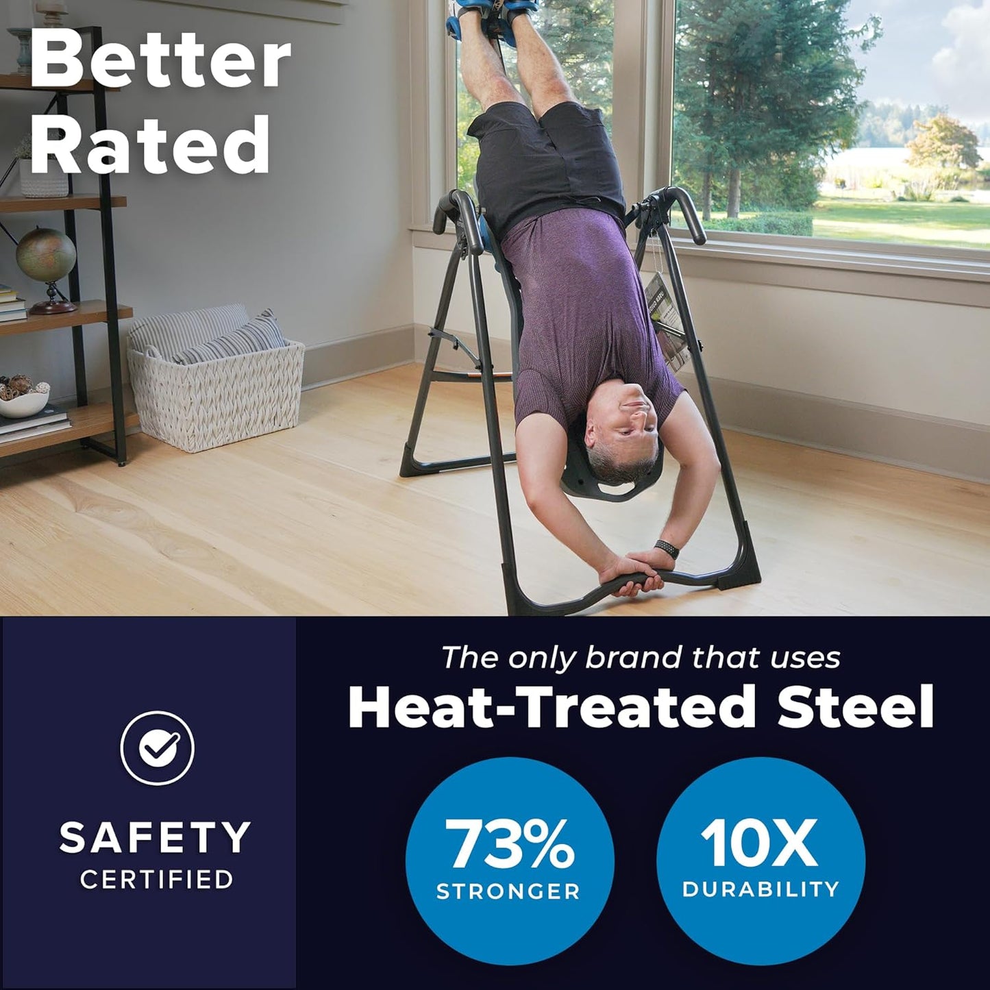 Teeter FitSpine X1 Inversion Table, Back Pain Relief Kit, FDA-Registered (FitSpine X1)